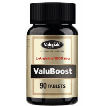 Valupak ValuBoost L-Arginine 1000mg Tablets 30s