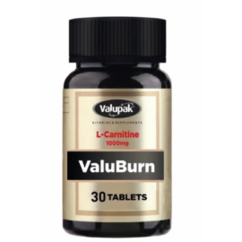 Valupak ValuBurn L-Carnitine 1000mg Tablets 30s 