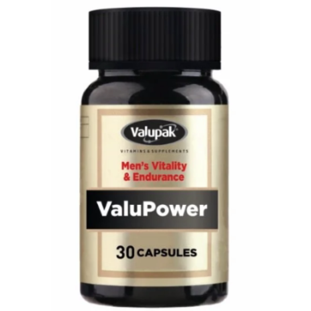 Valupak ValuPower Men's Vitality & Endurance Capsules 30s