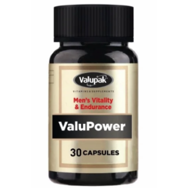 Valupak ValuPower Men's Vitality & Endurance Capsules 30s