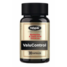 Valupak Valucontrol (Berberine & Capric Acid) 300/84Mg Capsules 30’s