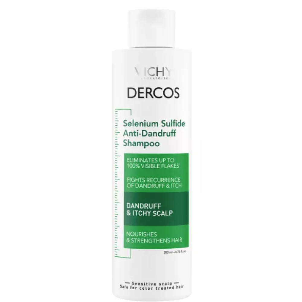 Vichy Dercos Anti-Dandruff Water In Foam Shampoo 200ml
