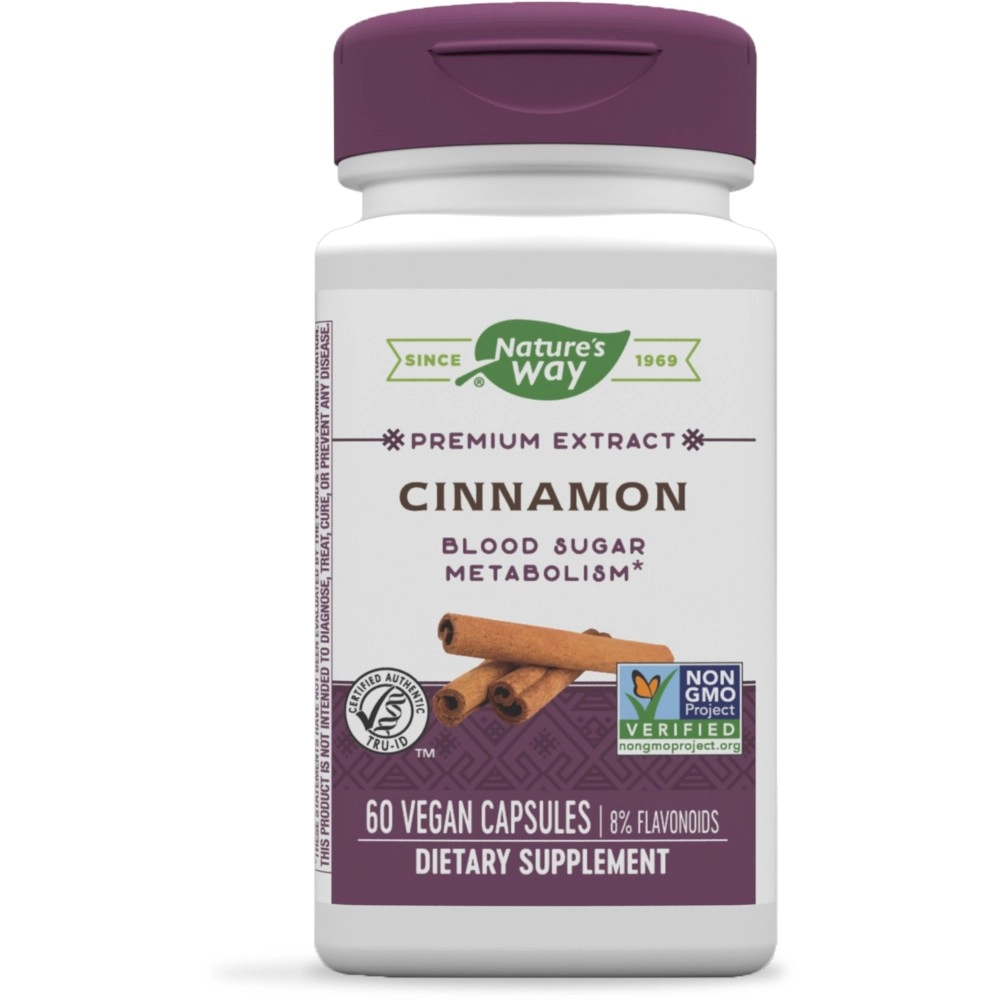 Natures Way Cinnamon Vegan Capsules 60's