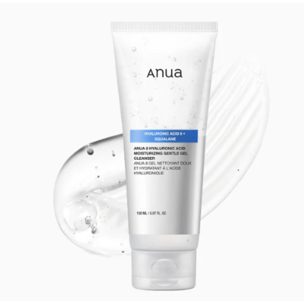 ANUA 8 HYALURONIC ACID MOISTURIZING GENTLE GEL CLEANSER 150ML