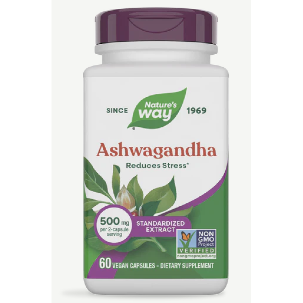 Natures Way Ashwagandha Vegan Capsules 60's