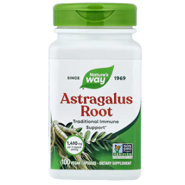 Natures Way Astragalus Root Vegan Capsules 100's