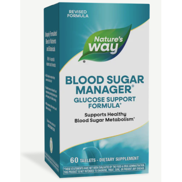 Natures Way Blood Sugar Manager Tablets 60's