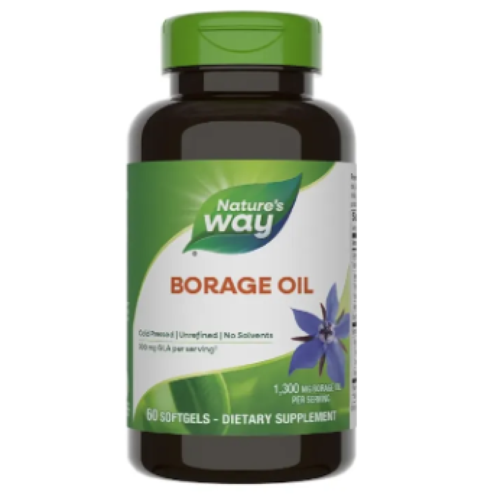Natures Way Borage Oil Softgels 60's