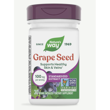 Natures Way Grape Seed 100mg Capsules 30's