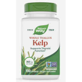 Natures Way Kelp Whole Thallus 600mg Capsules 100's