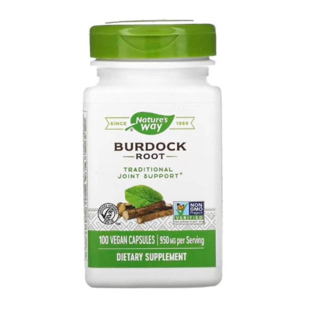 Natures Way Burdock Root Vegan Capsules 100's