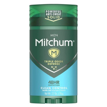 Mitchum Triple Odor Defense Clean Control Stick 41G