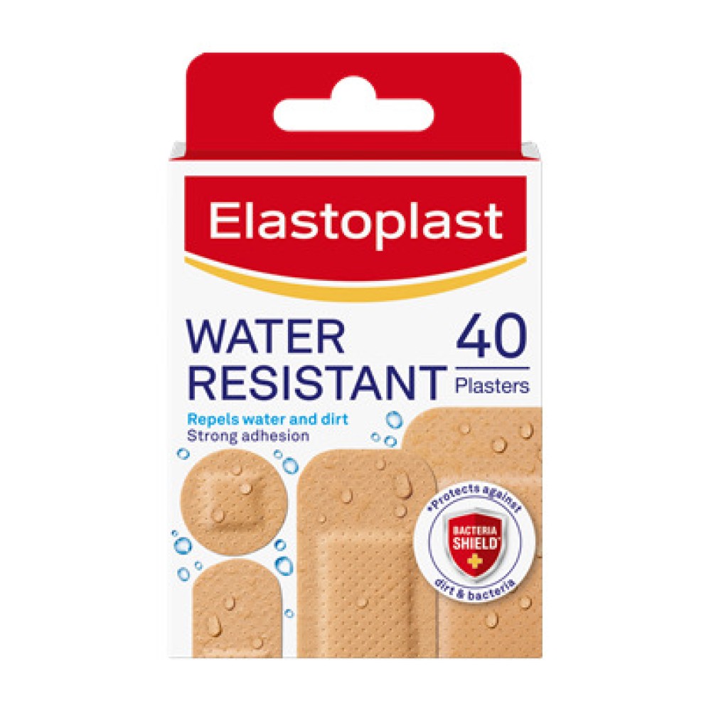 Elastoplast Water Resistant Plasters 40's