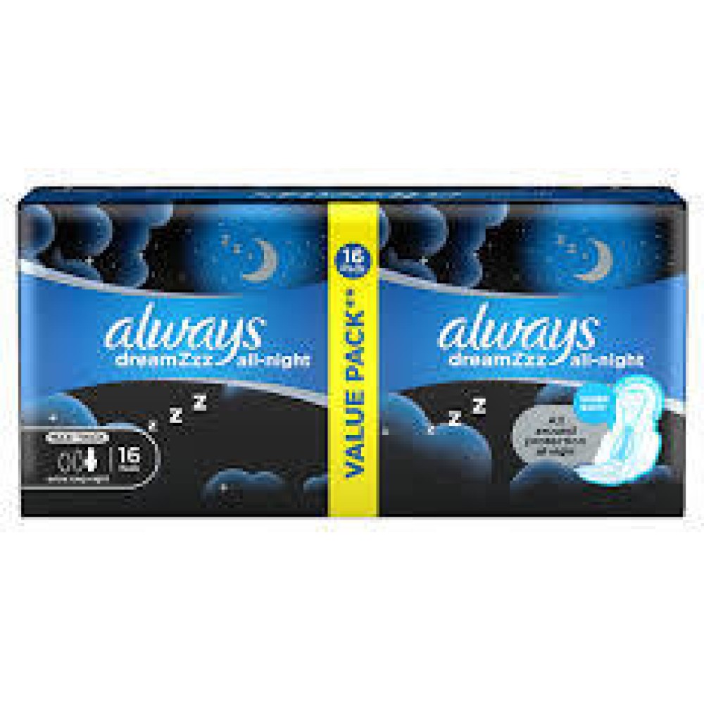 Always Maxi Sanitary Pads Long/night 14's