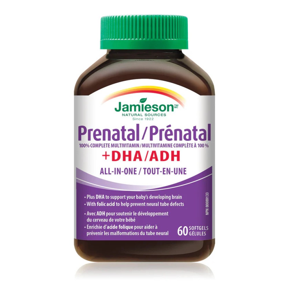 Jamieson Prenatal 100%+ Dha Softgels 60's