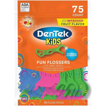Dentek Kids Fun Flossers 75'S