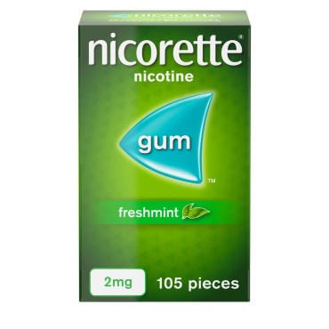 Nicorette 2mg Gum 105`s - Freshmint