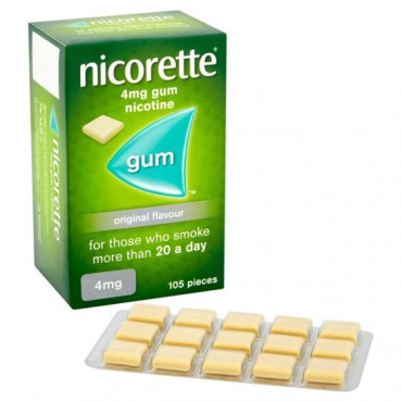 Nicorette 4mg Gum 105`s - Original