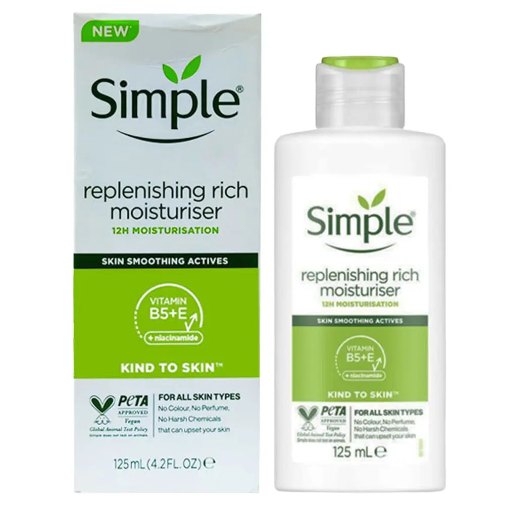 Simple Kind To Skin Replenishing Rich Moisturiser 125ml