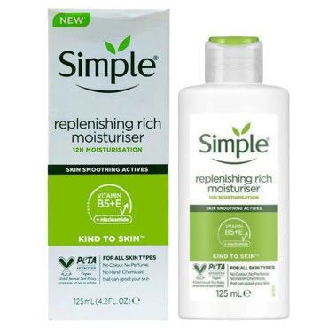 Simple Kind To Skin Replenishing Rich Moisturiser 125ml