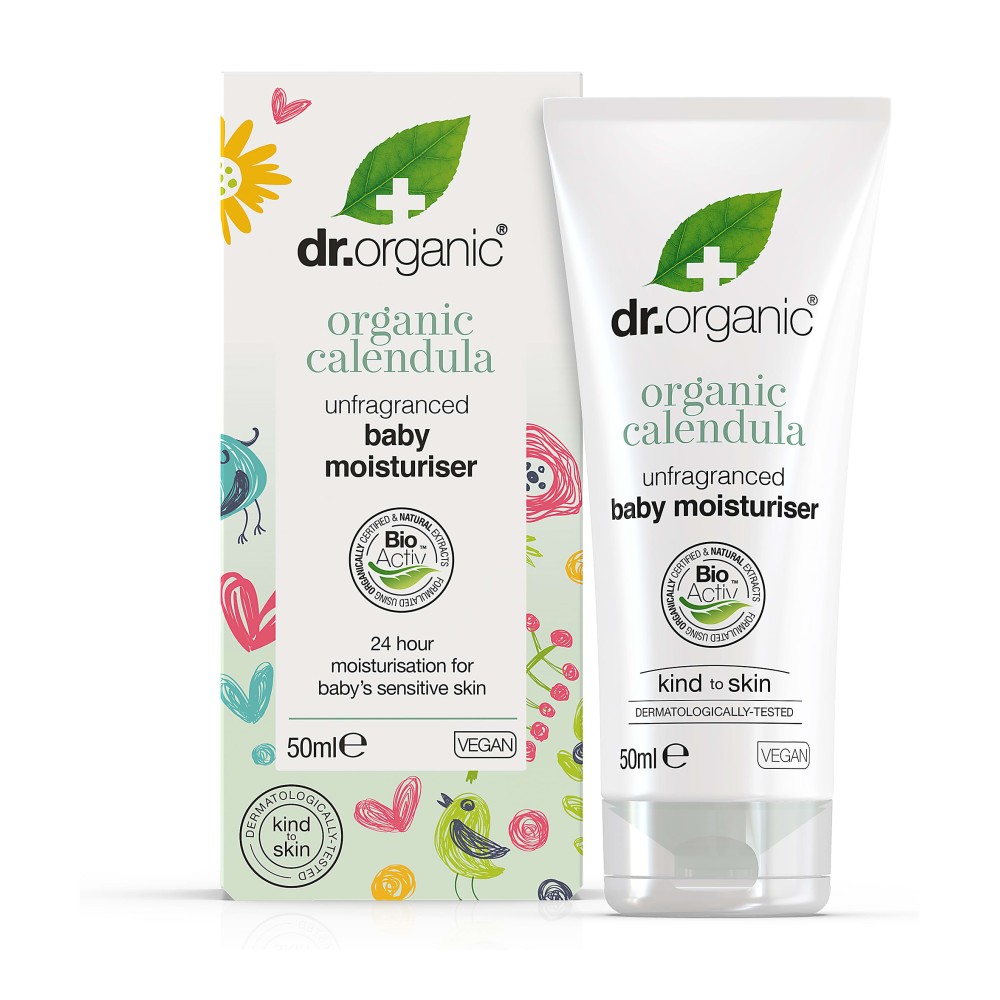 Dr Organic Baby Calendula Moisturiser- Unfragranced 50ml