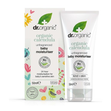 Dr Organic Baby Calendula Moisturiser- Unfragranced 50ml