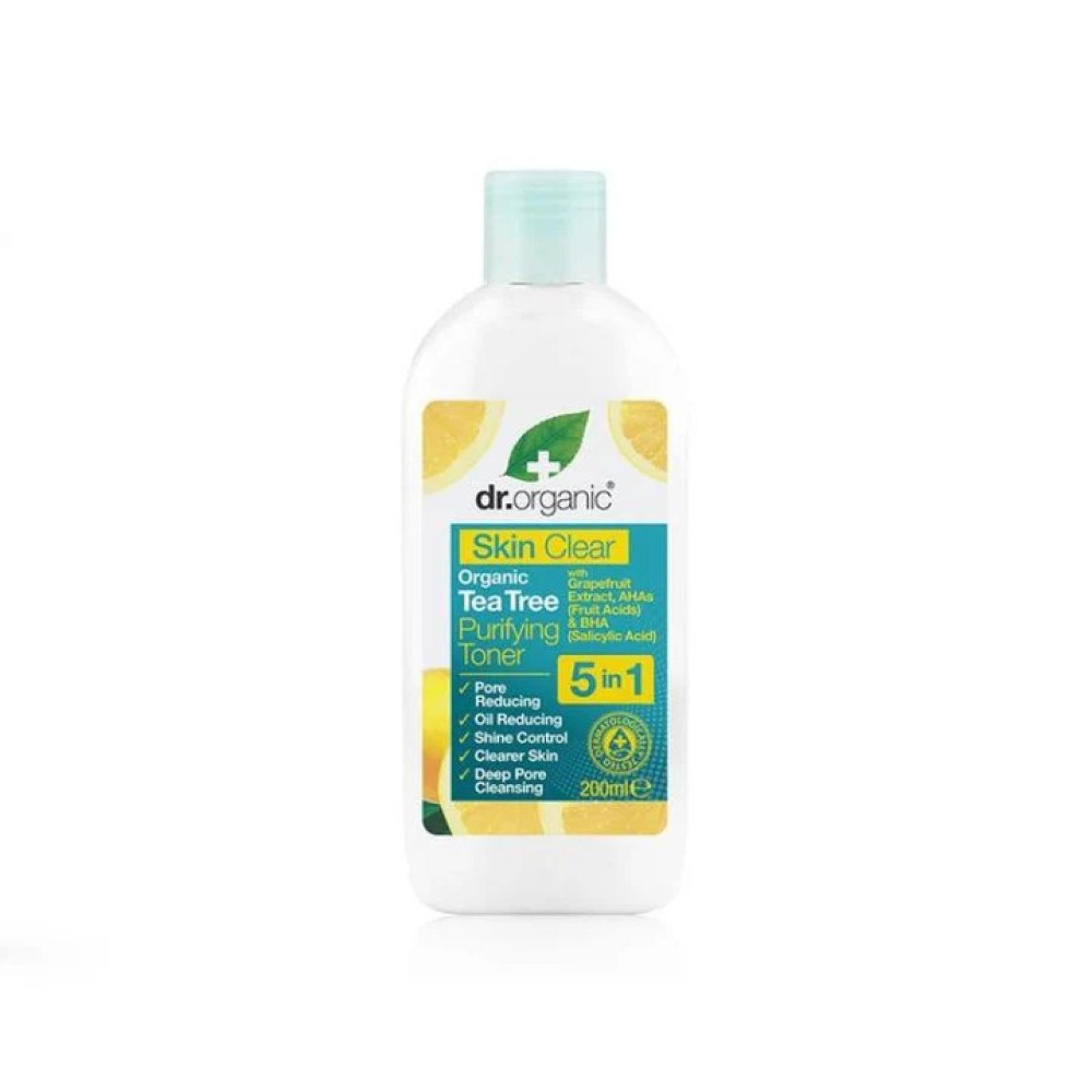 Dr Organic Skin Clear 5 In 1 Purifying Toner 200ml