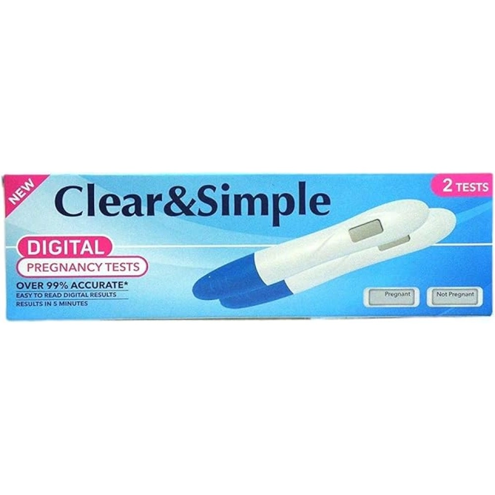Clear & Simple Digital Pregnancy Tests 2's