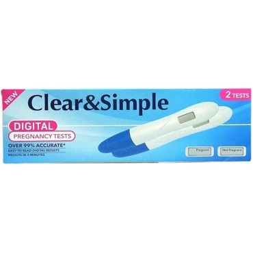 Clear & Simple Digital Pregnancy Tests 2's