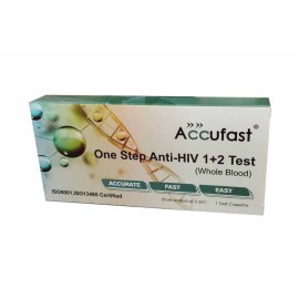 Accufast One Step Anti HIV 1+2 Test Kit 1's