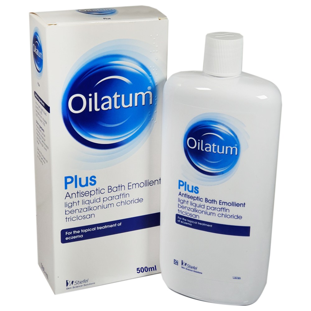 Oilatum Plus Antiseptic Bath Emollient Light Liquid Paraffin 500ml