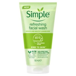 Simple Kind To Skin Refreshing Facial Wash Gel 150ml