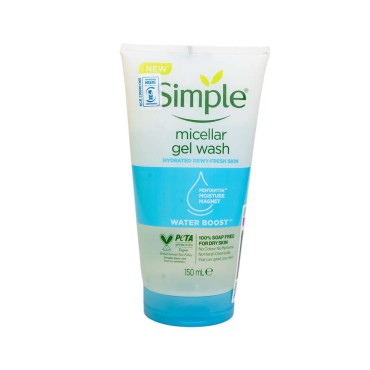 Simple Water Boost Micellar Facial Gel Wash 150ml