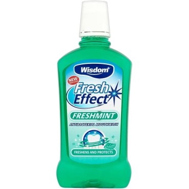 Wisdom Fresh Effect Freshmint Mouthwash 500ml