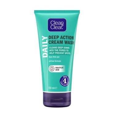 Clean & Clear ‐ Deep Action Cream Wash 150ml