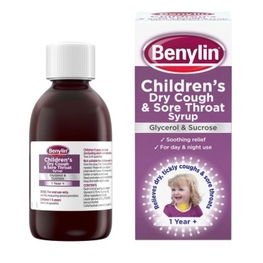 Benylin Children's Dry Cough & Sore Throat Syrup