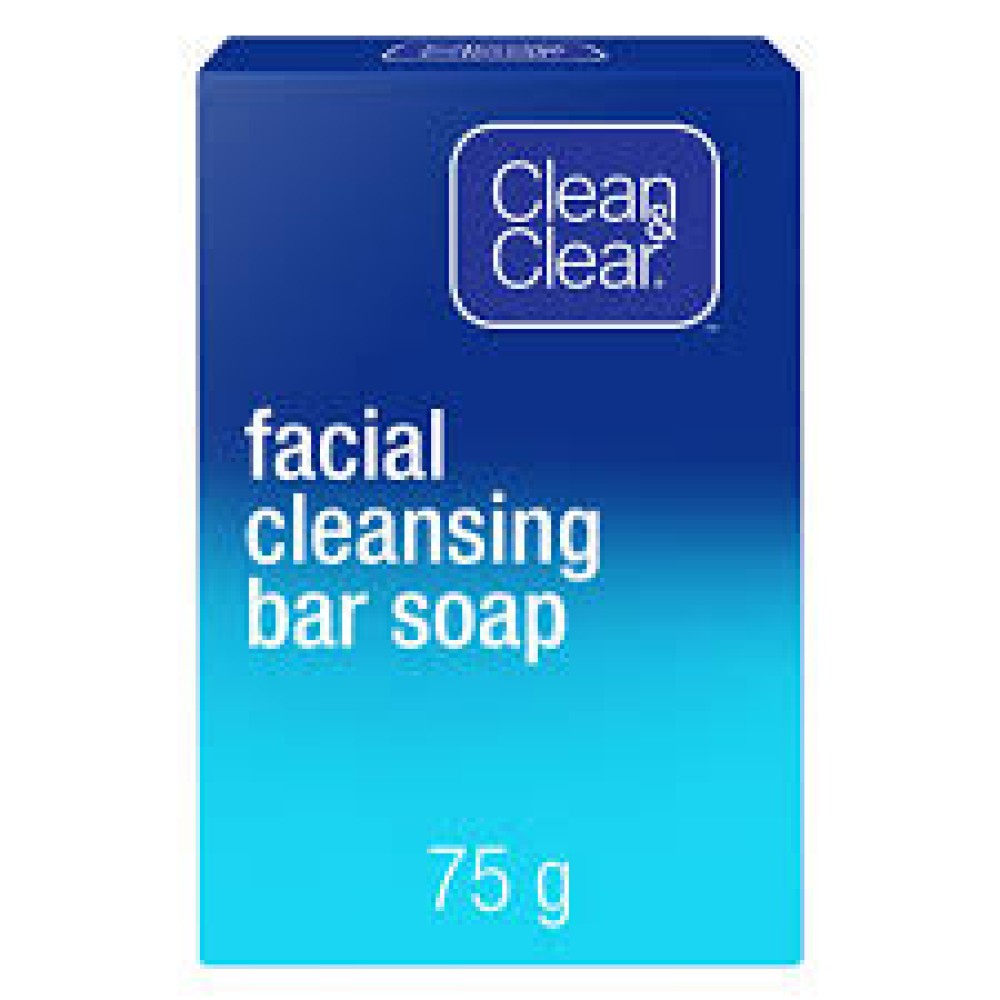 Clean & Clear Facial Cleansing Bar 75g