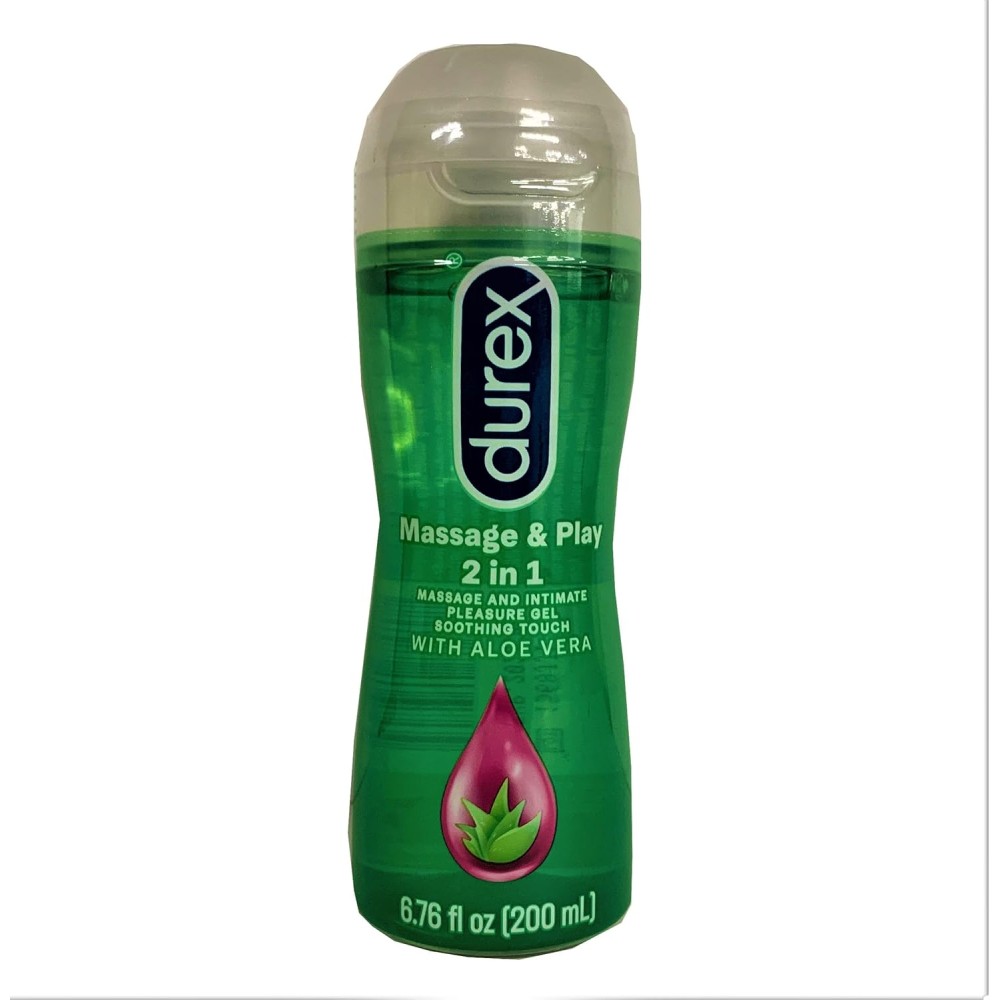 Durex 2 In 1 Aloe Vera Massage Lube 200ml