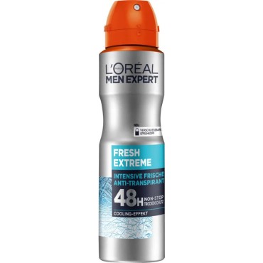 L'Oreal Mens Expert Fresh Extreme Ice Cool Effect 48 Hour Prespitant Deodrant 250ml