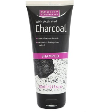 Beauty Formulas With Activated Charcoal Shampoo 150ml