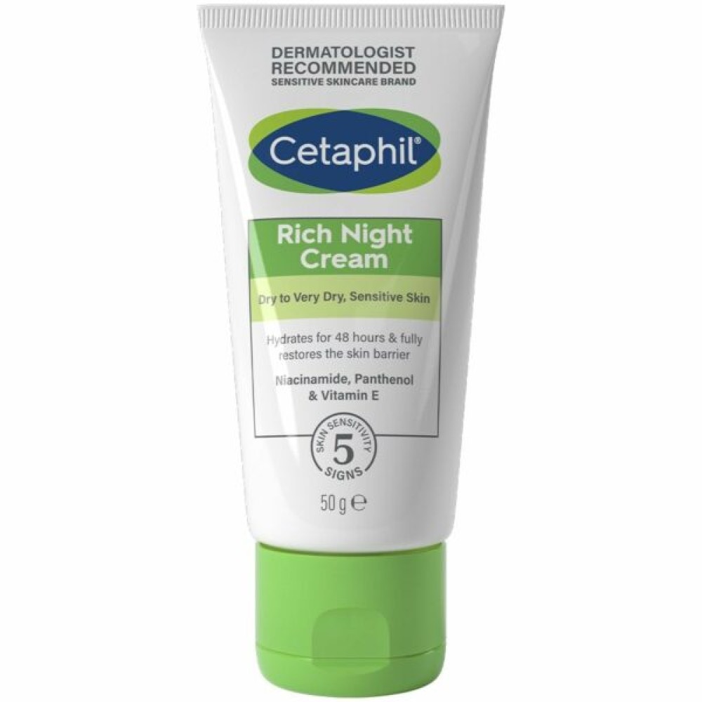 Cetaphil Rich Night Cream For Sensitve Skin 50g