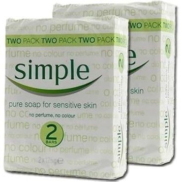 Simple Twin Pack Pure Bar Soap