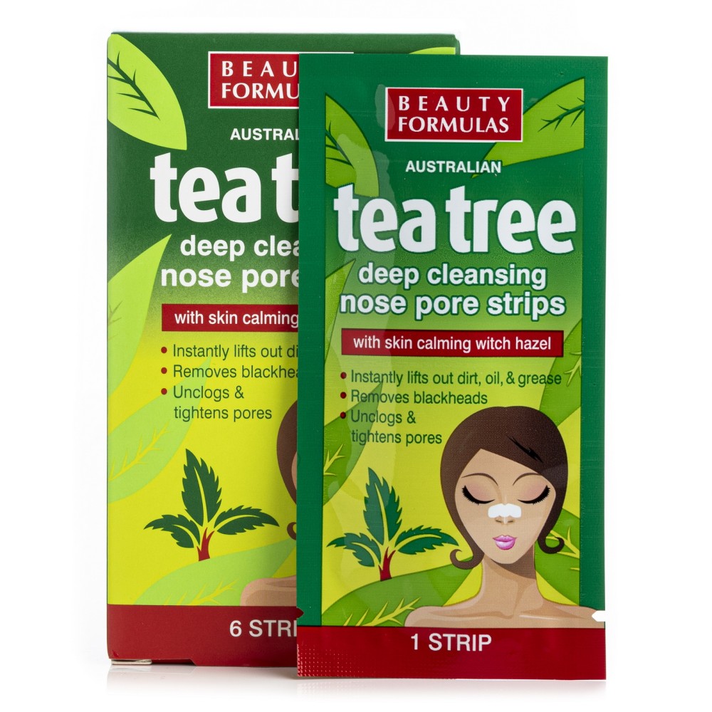 Beauty Formulas Tea Tree Deep Cleansing Nose Pore Strips