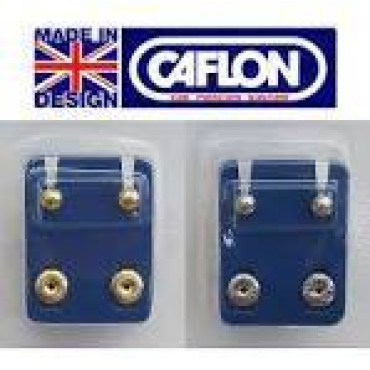 Caflons Stud Earrings Gold