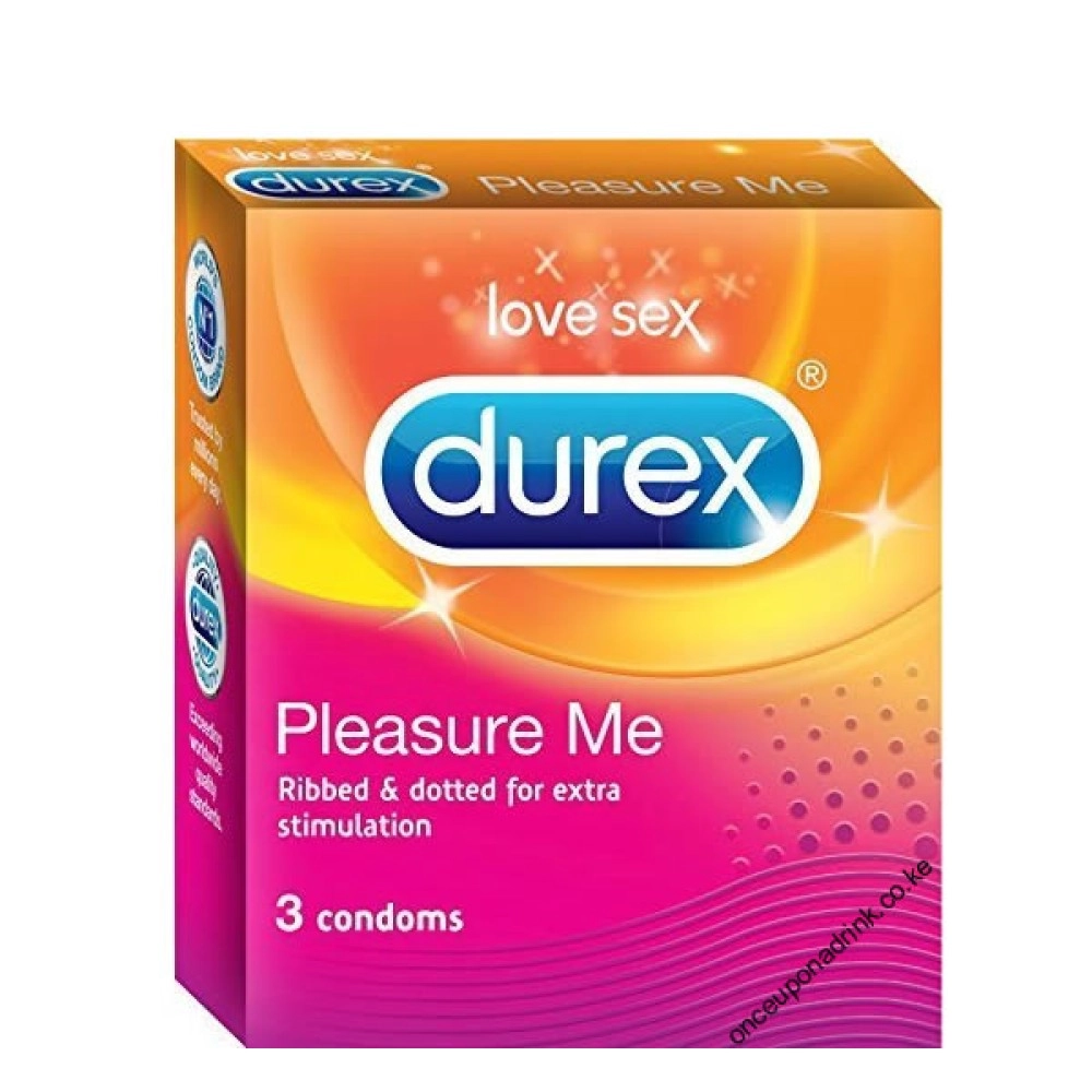 Durex  Pleasure Me Condoms 3's