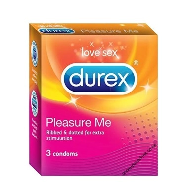 Durex  Pleasure Me Condoms 3's