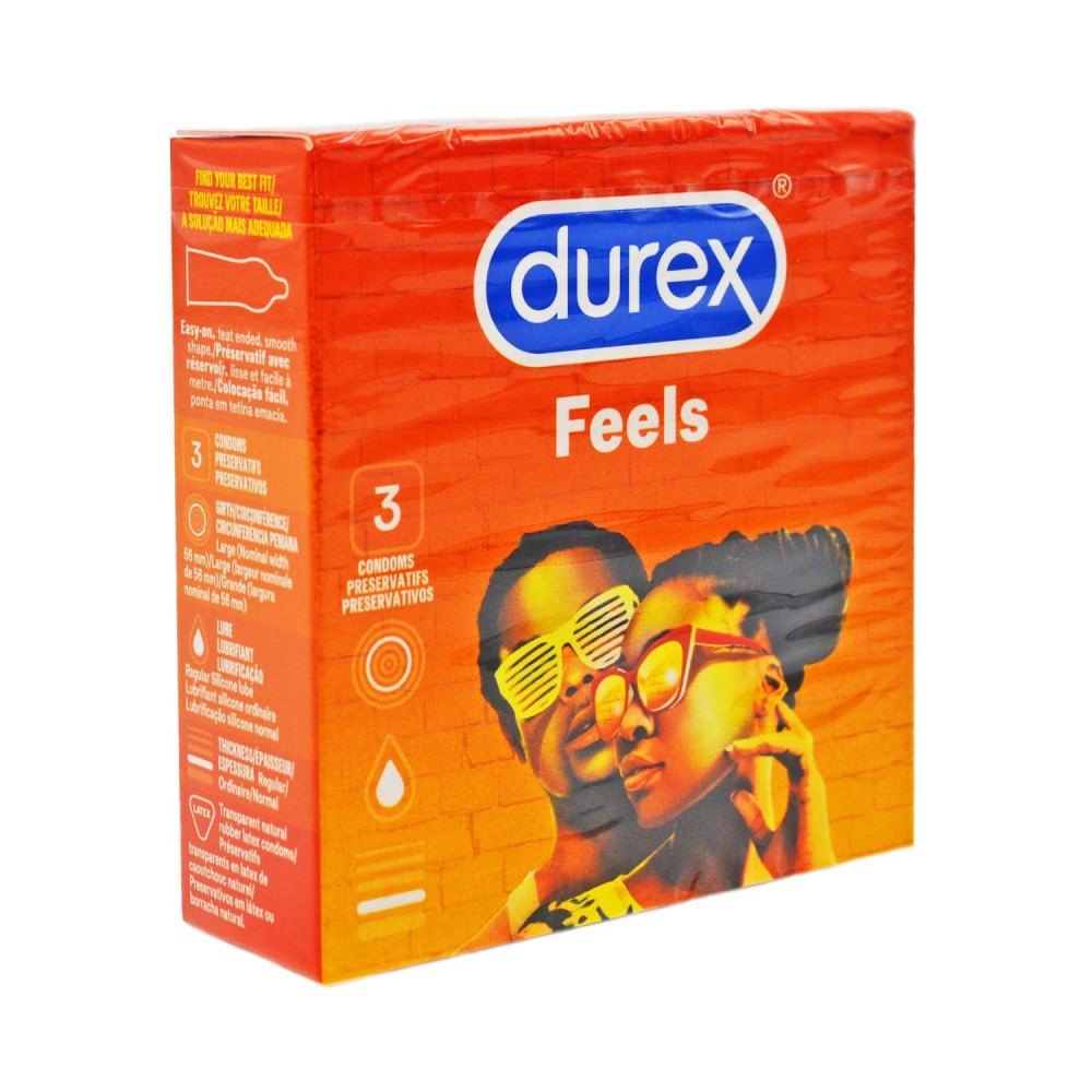 Durex Feels Condoms 3's