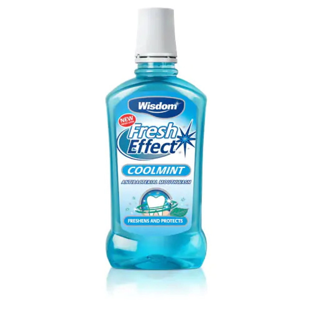 Wisdom Fresh Effect Coolmint Mouthwash 500ml