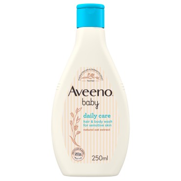 Aveeno Baby Daily Care Hair & Body Wash For Sensitive Skin 250ml