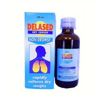 Delased Dry Coughs Syrup 100ml